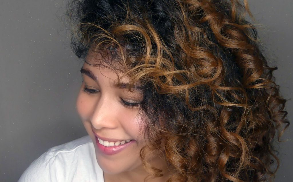 Girl with Curly Hair