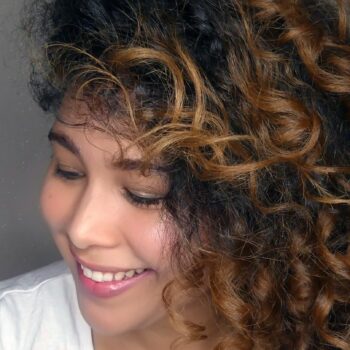 Girl with Curly Hair