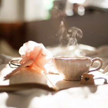 tea and journal